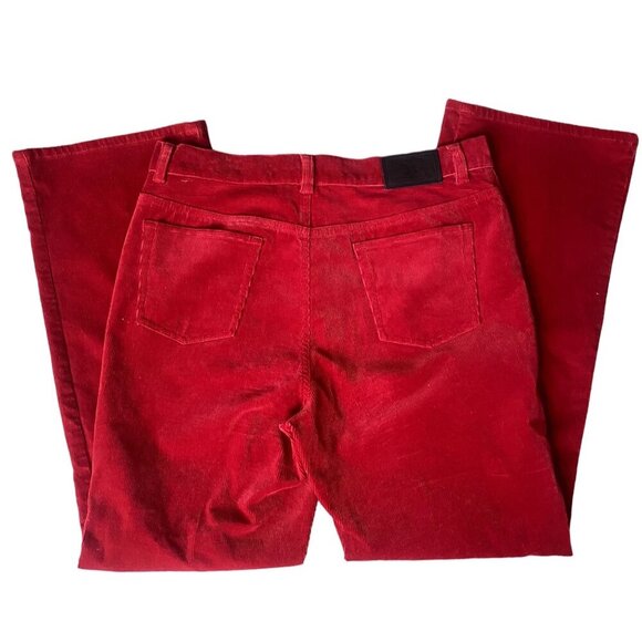 Ralph Lauren Womens Straight Leg Corduroy Pants 10P Stretch Classic Preppy - Picture 4 of 7